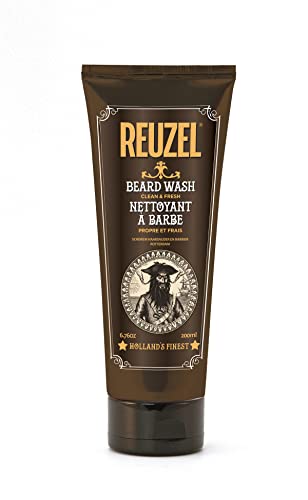 Reuzel Beard Shampoo - Deep Cleansing, Moisturizing, Vegan Formula - 6.76 oz