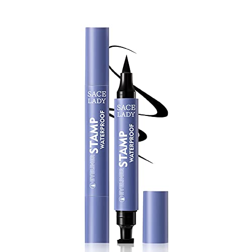 SACE LADY Eyeliner Stamp - Waterproof, Smudge-Proof, High Pigmentation, 24-Hour Wear - Black