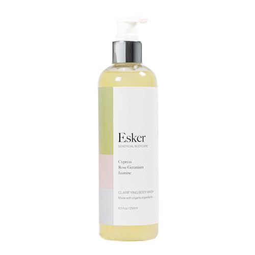 ESKER Body Wash - Hydrating Cleanser with Antioxidants, Invigorating Aroma - 8.5 oz