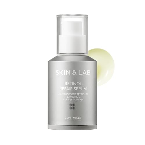 [SKIN&LAB] Retinol Repair Serum - Reduces Fine Lines, Lightweight Daily Essence - 1.01 fl.oz