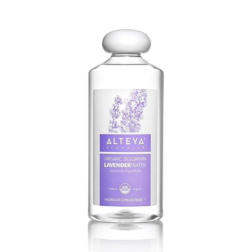 Alteya Organics Lavender Water Face Toner - USDA Organic, Balancing & Purifying - 17 Fl Oz