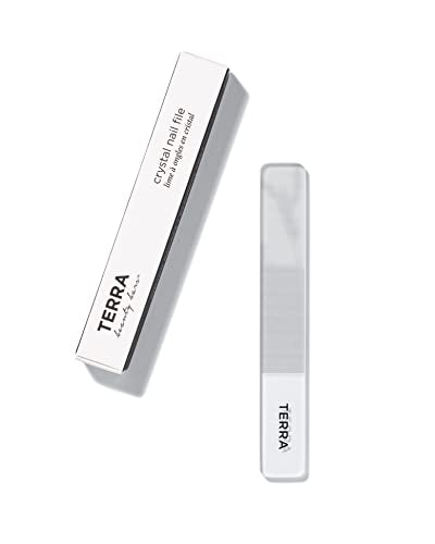 Beauty Bars Crystal Nail File - Seals & Shines Natural Nails, Nano Glass - Travel Size