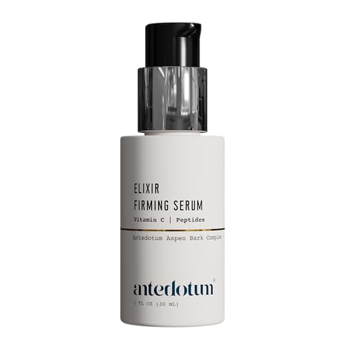 Antedotum Elixir Face Serum - Hydrating Anti-Aging with Vitamin C & Hyaluronic Acid - 1oz