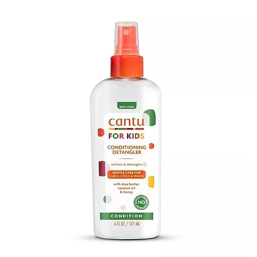 Cantu Care for Kids Conditioning Detangler - Softens Textured Hair, Coconut Infusion - 6 Fl Oz