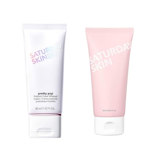 Saturday Skin Face Cleanser - Hydrating Foam, Nourishes & Protects Skin, 5oz