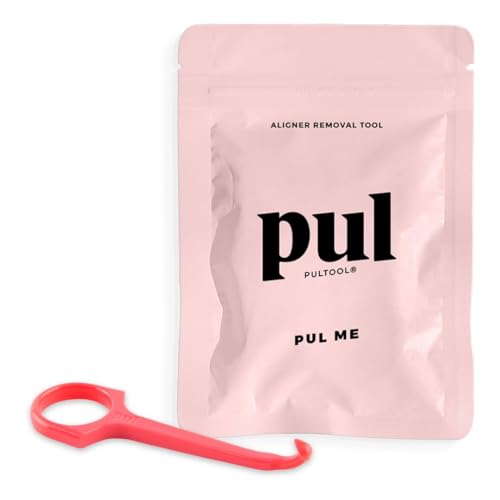 PUL Clear Aligner Removal Tool - Ergonomic, Hygienic Design for Easy Use - Pink, Pack of 1