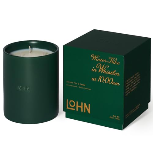 Lohn Winter Hike Candle - Long-Lasting Soy Wax, Clean Ingredients, Rosemary & Balsam Fir - 20oz