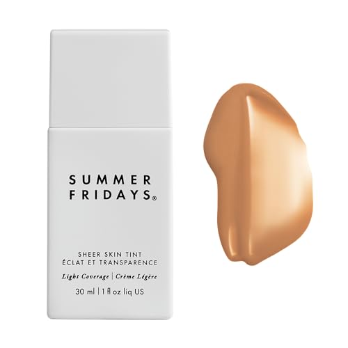 Summer Fridays Sheer Skin Tint - Hydrating, Diminishes Uneven Tone - Medium Tan - 1 Fl Oz