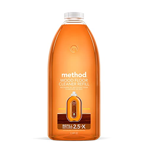 Method Floor Cleaner Refill - One-Step Clean for Sealed Hardwood & Laminate, Almond - 68oz