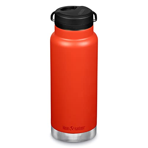 Klean Kanteen Reusable Water Bottle - Climate Lock Insulation, BPA-Free, 32oz Twist Top