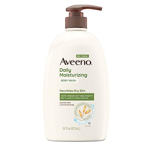 Aveeno Body Wash - Nourishing Moisture for Dry Skin, Gentle and Soap-Free - 33 FL OZ