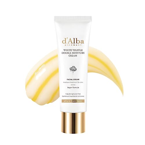 d'Alba White Truffle Moisturizer - Antioxidant-Rich, Vegan, Hydrating & Nourishing - 2.02 oz