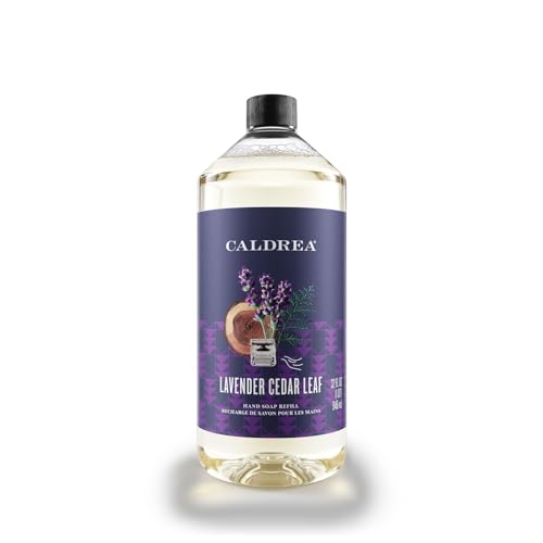 Caldrea Hand Soap Refill - Cleanses & Conditions with Aloe Vera, Lavender Cedar Leaf - 32oz