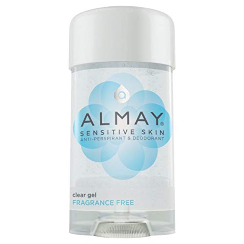 Almay Deodorant - Hypoallergenic Protection for Sensitive Skin, Fragrance-Free - 2.25 Oz