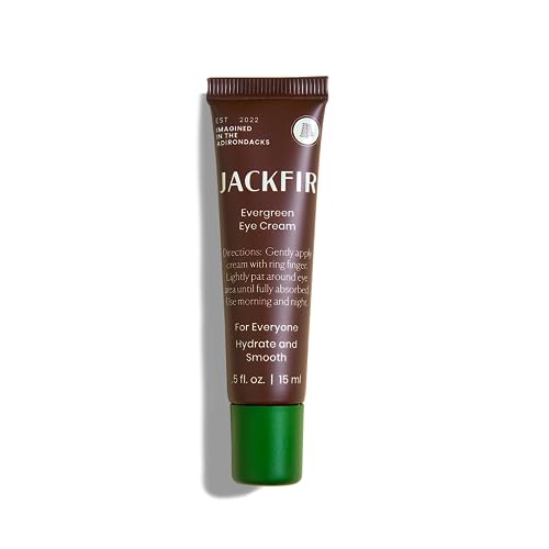 Jackfir Eye Cream - Reduces Puffiness & Brightens Dark Circles, EWG Verified, Organic - 0.5 Fl Oz