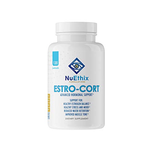 NuEthix Formulations Hormone Balancing Supplement - Supports Cortisol & Weight Management - 120 Caps