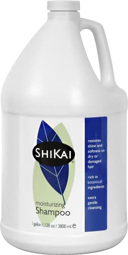 ShiKai Moisturizing Shampoo - Gentle Cleansing, Plant-Based & pH-Balanced Formula - 1 Gallon