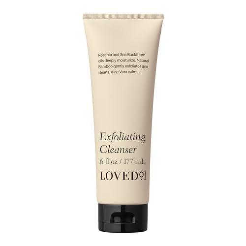 Loved01 Exfoliating Cleanser - Hydrating, Gentle Exfoliation, Vegan, 6 oz