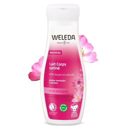 Weleda Wild Rose Body Lotion - Nourishing Moisturizer with Jojoba & Shea Butter - 6.8 Fl Oz