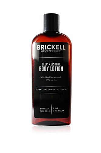 Brickell Men's Body Lotion - Hydrates & Protects Dry Skin, Natural Ingredients - 8oz