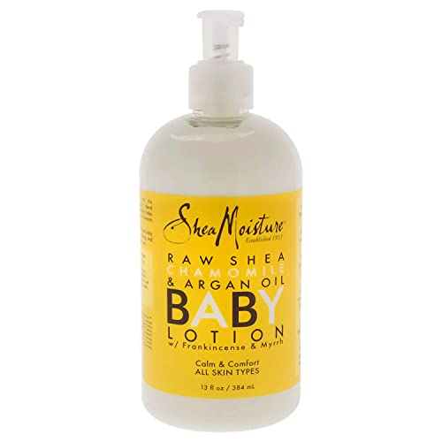 Shea Moisture Baby Lotion - Calms Delicate Skin, Organic Ingredients - 13oz (Pack of 6)