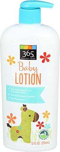 365 by Whole Foods Market Baby Lotion - Hypoallergenic, Dermatologist Tested - 12 Fl Oz