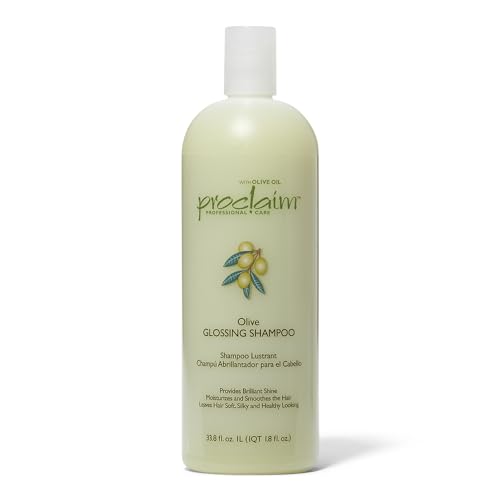 Proclaim Olive Glossing Shampoo - Prevents Color Fading, Nourishes & Detangles - 12oz