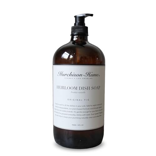 Murchison-Hume Heirloom Dishwashing Liquid - Tough on Grease, Gentle on Skin - 32 Oz Original Fig