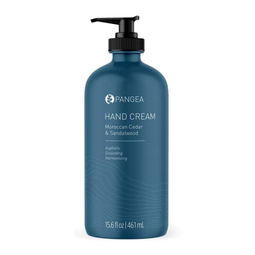 Pangea Organics Hand Cream - Nourishing Calendula & Green Tea, Vegan, Recyclable - 15.6oz