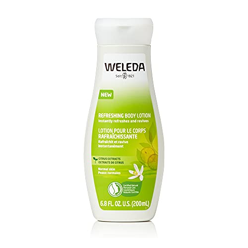 Weleda Refreshing Citrus Body Lotion - Moisturizes with Aloe Vera, Coconut Oil - 6.8oz