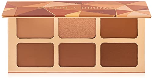 Moira Beauty Sculpt & Bronze Makeup Palette - Vegan, Cruelty-Free, Paraben & Gluten-Free - 6 Shades