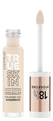 Catrice True Skin High Cover Concealer - Waterproof, Lightweight, Hyaluronic Acid - 001 Neutral Swan