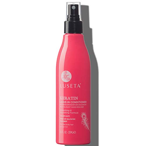 Luseta Keratin Leave-in Conditioner - Anti-Frizz, Detangling, Moisturizing Repair - 8.5 Fl Oz
