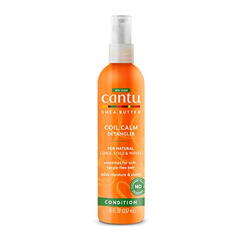 Cantu Hair Detangler - Softens & Hydrates Natural Curls, No Harsh Ingredients - 8 fl oz