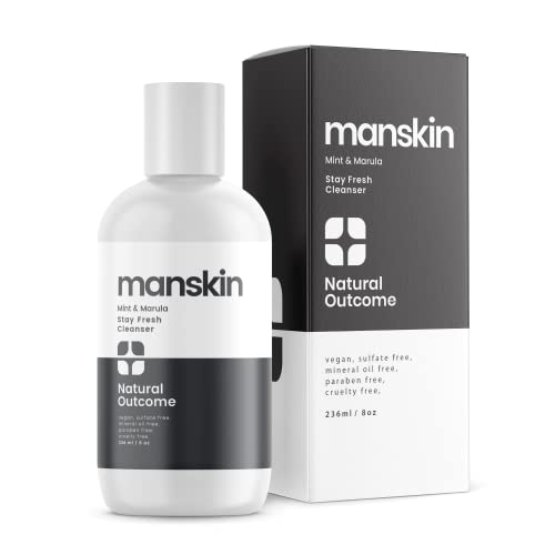 Natural Outcome Man Skin Face Wash - Refreshing Mint & Marula for All Skin Types - 8 oz