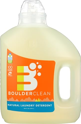 Boulder Clean Liquid Laundry Detergent - Tough Stain Removal, Biodegradable, 100oz