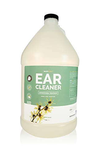 Bark 2 Basics Dog Ear Cleaner - Natural Witch Hazel, Gentle Aloe Vera, Soap-Free, 1 Gallon