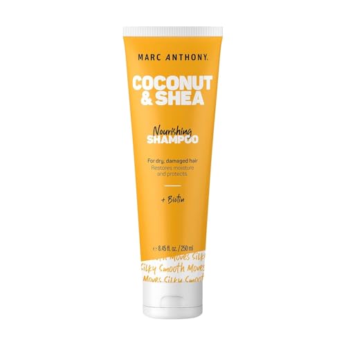 Marc Anthony Coconut & Shea Shampoo - Moisturizes, Reduces Frizz, Paraben-Free - 8.4 Fl Oz