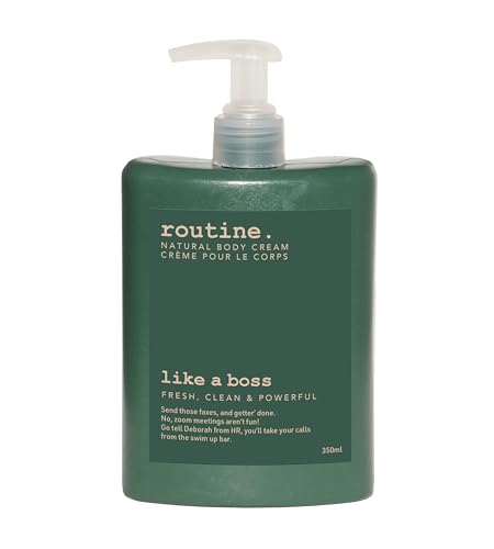 Routine Body Lotion - Hydrating Natural Cream with Bergamot, Geranium & Tangerine - 350ml