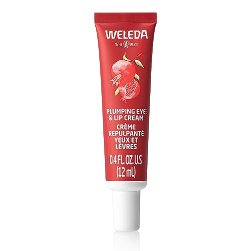 Weleda Plumping Eye & Lip Cream - Hydrates, Reduces Puffiness, Natural Ingredients - 0.5oz