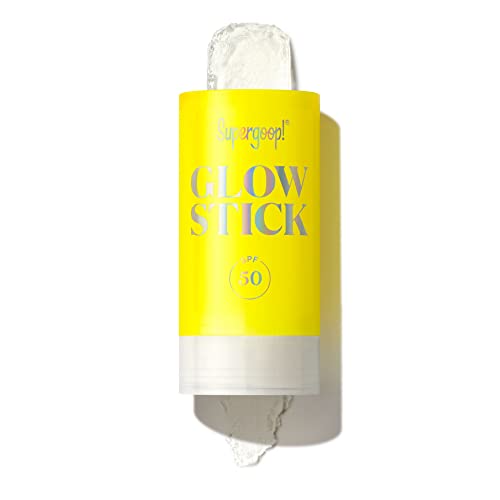 Supergoop! Glow Stick Sunscreen - SPF 50, Hydrates & Brightens, Travel-Friendly - 0.7 oz