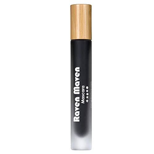 Living Libations Raven Maven Mascara - Volumizing, Lengthening, Cruelty-Free - 0.33 fl oz