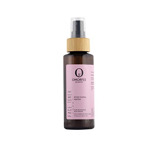 Omorfee Organic Rosewater Facial Spray - Hydrates, Balances & Nourishes Skin - 3.38 Fl. Oz.