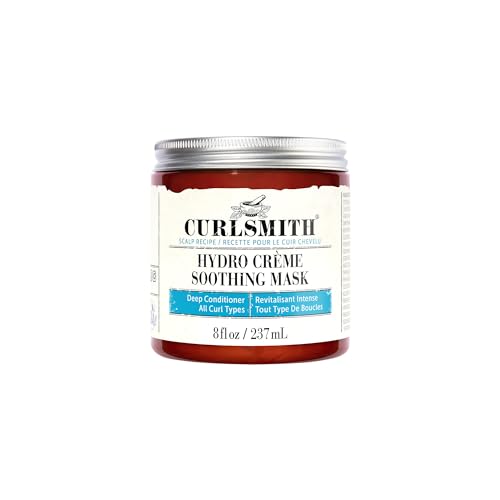 CURLSMITH Hydro Crème Soothing Mask - Hydrating Deep Conditioner for All Hair Types - 8 oz