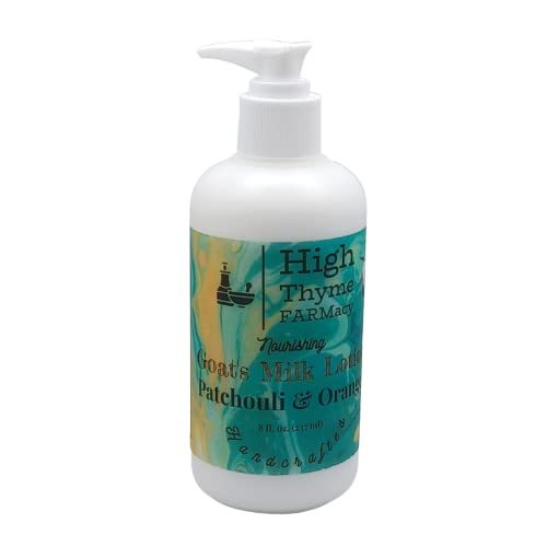 All-Natural Patchouli & Orange Goat Milk Lotion - Nourishing Hydration for All Skin Types - 8oz