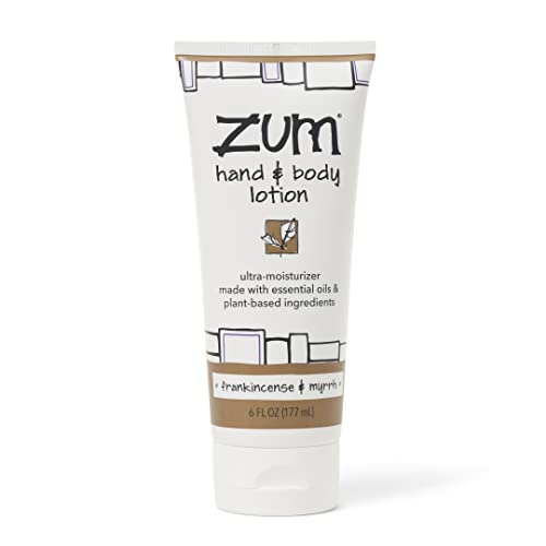 Zum Hand & Body Lotion - Moisturizing Shea Butter & Aloe, Frankincense & Myrrh Scent - 6 fl oz