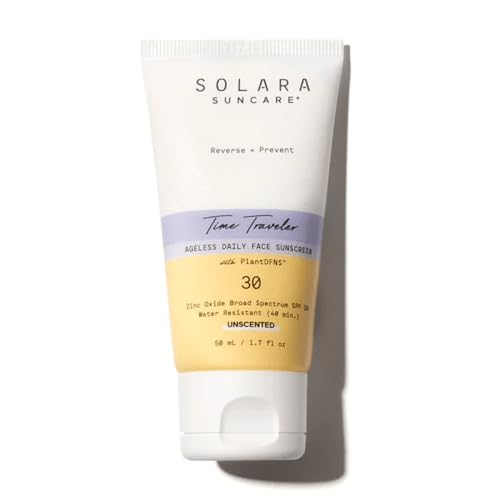 Solara Suncare Moisturizer - SPF 30 Face Cream for Active Wear, EWG Verified, Vegan - 1.7 fl oz