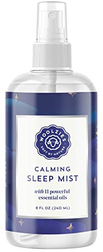 Woolzies Calming Sleep Mist - Natural Lavender & Chamomile Pillow Spray - 8 FL OZ