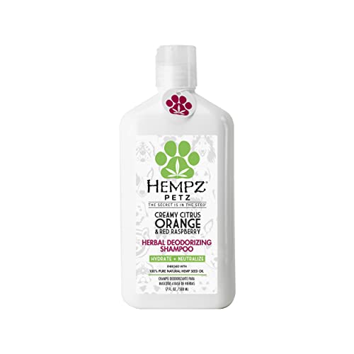 Hempz Petz Dog Shampoo - Hydrating Citrus & Raspberry, Cruelty-Free, Vegan - 17 Fl. Oz.