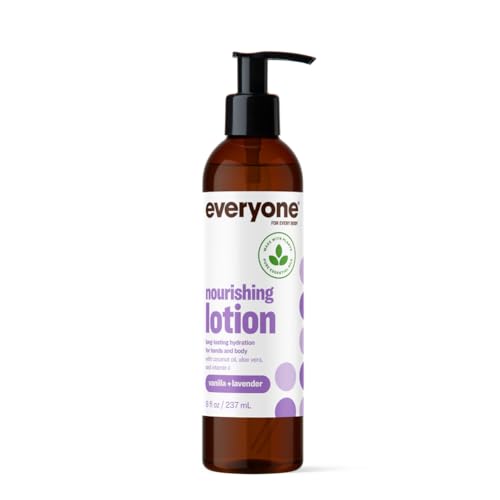 Everyone Body Lotion - Nourishing Vanilla & Lavender, No Animal Testing - 8oz